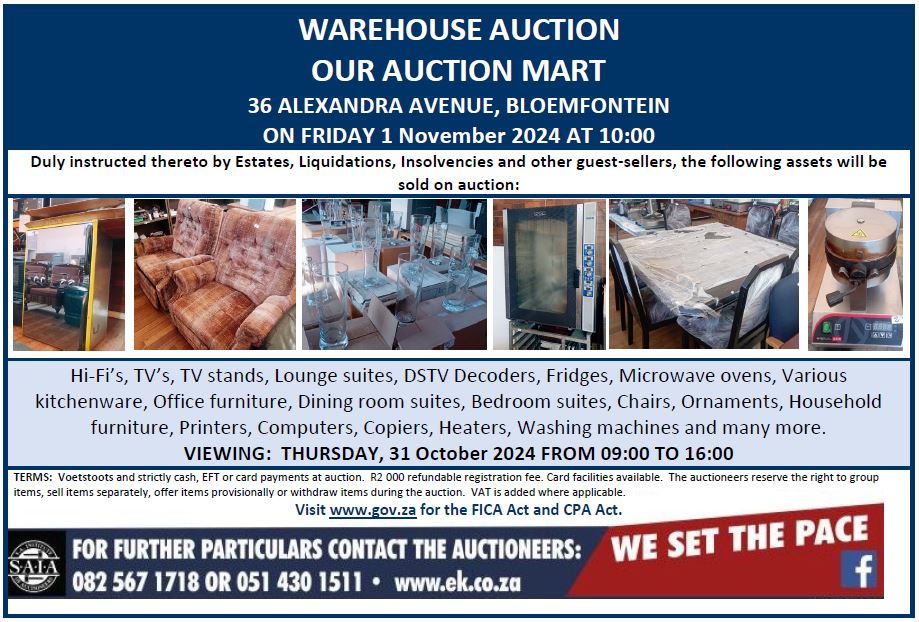 Warehouse Auction of Loose Assets