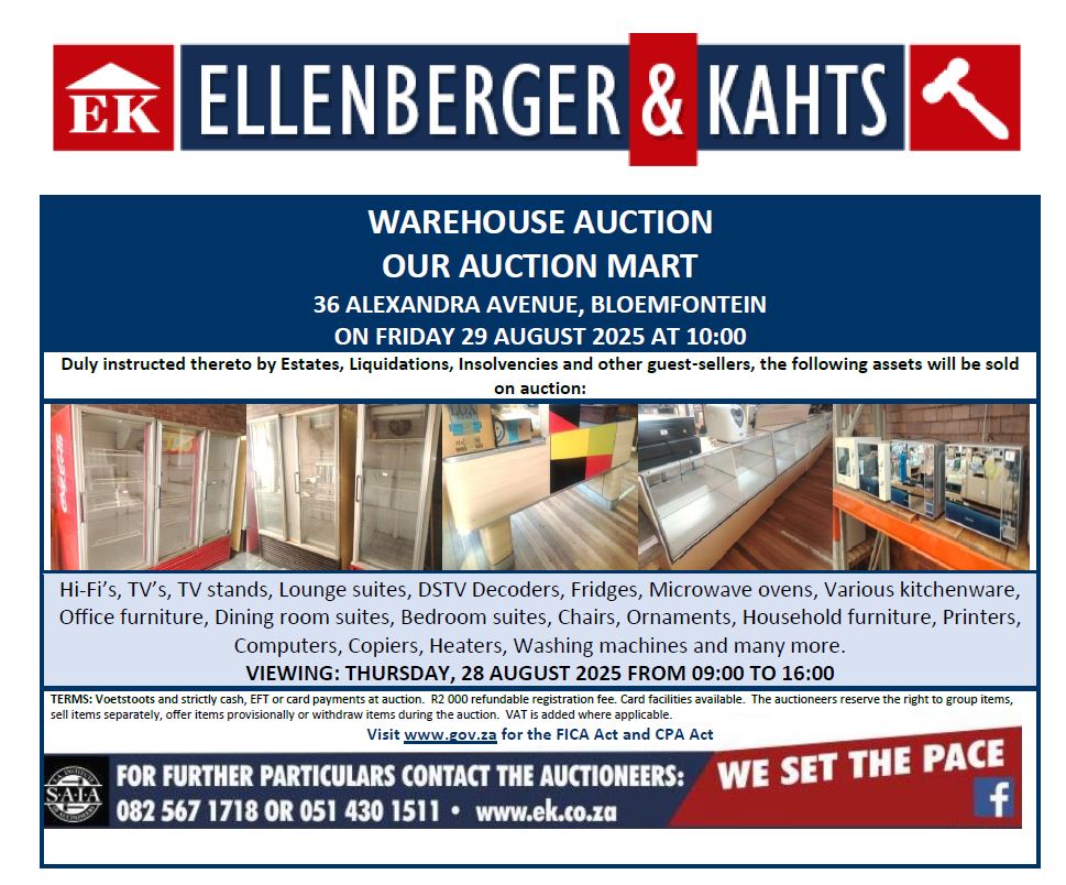 WAREHOUSE AUCTION!!